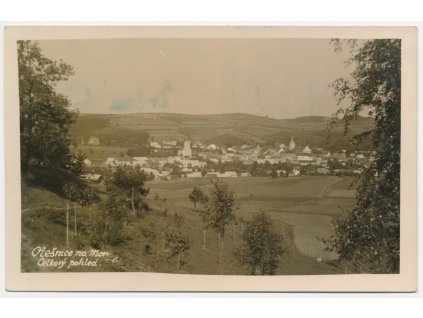 03 - Blansko, Olešnice, celkový pohled, cca 1945