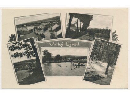 41 - Olomoucko, Velký Újezd, 5-ti záběr dominant, cca 1948