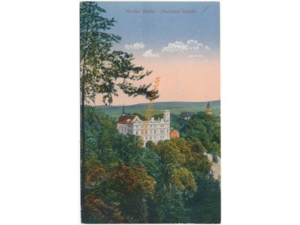 58 – Semilsko, Hrubá Skála, Pensionát Šteklův, ca 1919