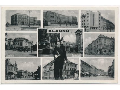 27 - Kladno, 9-ti záběr dominant města, cca 1941