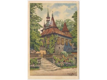 65 - Teplice - Šanov (Teplitz-Schönau), Schlossgarten, cca 1935