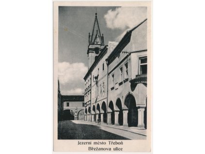 24 - Jindřichohradecko, Třeboň, Břežanova ulice, cca 1942