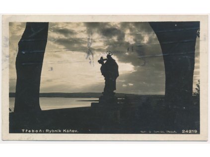 24 - Jindřichohradecko, Třeboň, Rybník Káňov, cca 1931