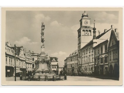 24 - Jindřichohradecko, Třeboň, Masarykovo náměstí, cca 1950