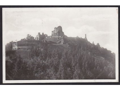 10 - Chrudimsko, zříceniny hradu Lichnice, grafo Čuda, cca 1940