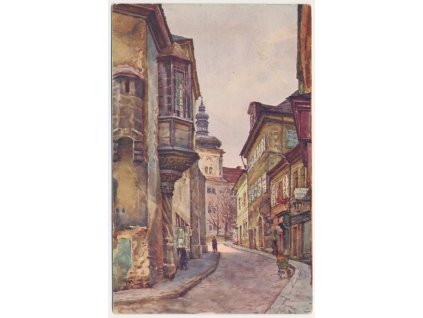 31 - Kutná Hora, ulice U Hrádku, F. Jelínek, cca 1916