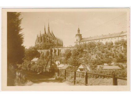 31 - Kutná Hora, pohled na město, cca 1945
