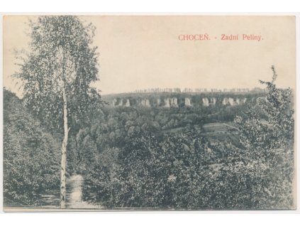 70 - Orlickoústecko, Choceň, "Zadní Peliny", cca 1922