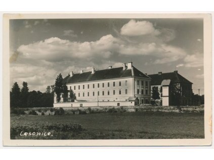 67 - Třebíčsko, Lesonice, Zámek, cca 1946
