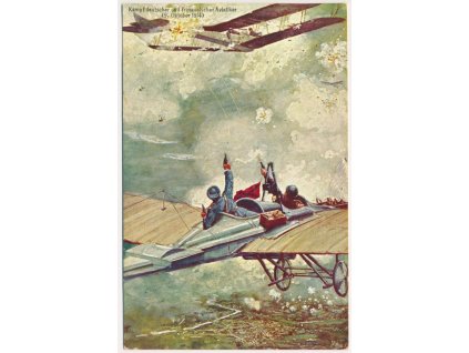 Vojenská, Kempfdeutscher und französlscher Avlatiker, cca 1914