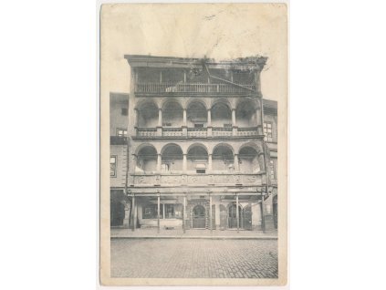 10 - Chrudim, Dům v Břetislavově ulici s tzv. Hvězdárnou, cca 1913