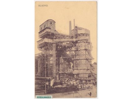 27 - Kladno, Vysoké pece, Železárny, cca 1935