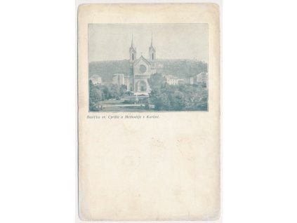 49 - Praha, Karlín, Bazilika sv. Cyrila a Metoděje, cca 1909