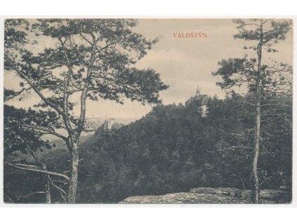 58 - Semilsko, hrad Valdštýn - Valdštejn a okolí, cca 1904