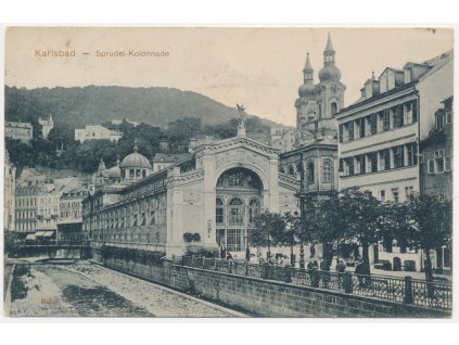 25 - Karlovy Vary (Karlsbad), Sprudel Kolonade, cca 1912