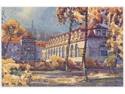 49 - Praha, Tyršův dům, dle akad. mal. O. Schmidta, cca 1930