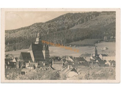 48 – Prachatice, celkový pohled, ca 1949