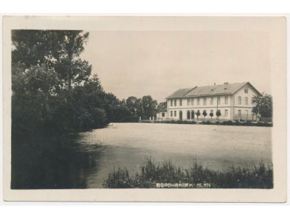 57 - Rychnovsko, Borohrádek, partie u mlýna, cca 1926