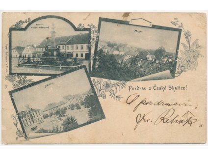 38 - Náchodsko, Česká Skalice, 3 - záběrová koláž, K. Bellmann, cca 1901