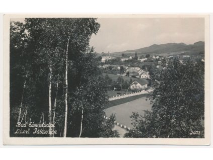 22 - Jičínsko, Lázně Železnice, celkový pohled, cca 1935