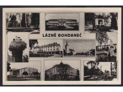 44 - Pardubicko, lázně Bohdaneč, grafo Čuda, cca 1940