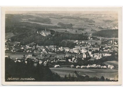 38 - Náchod, Panorama, celkový pohled, cca 1937