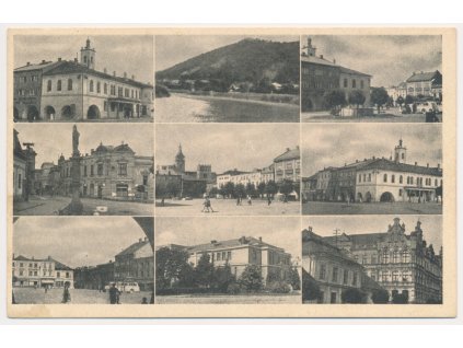 53 - Přerovsko, Lipník nad Bečvou, 9-ti záběr dominant, cca 1943