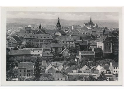 27 - Kladensko, Slaný, Celkový pohled, cca 1941