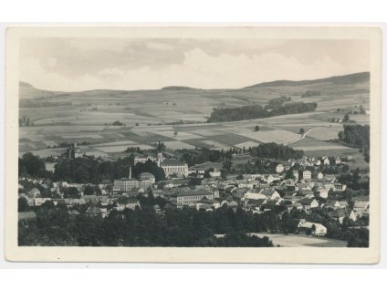 32 - Liberecko, Chrastava, celkový pohled, cca 1952