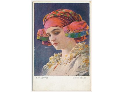 C. V. Muttich (1873-1924), Děvče z Hané, cca 1918