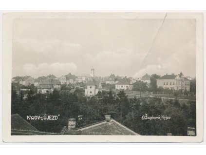 18 - Hodonínsko, Kyjov - "Újezd", celkový pohled, cca 1936
