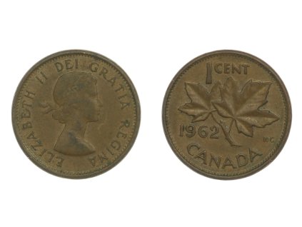 Kanada, mince 1 Cent, 1962, stav 1/1...viz autentické foto