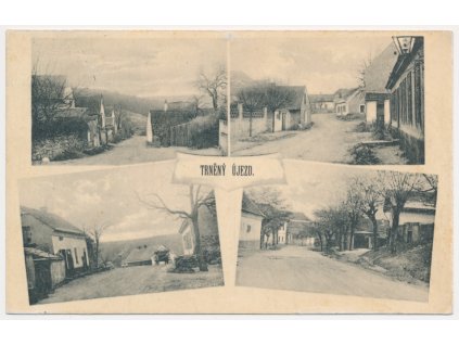 27 - Kladensko, Trněný Újezd, 4 záběr partií vesnice, cca 1932