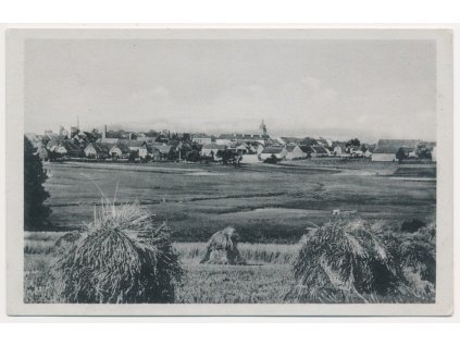 27 - Kladensko, Unhošť, celkový pohled, cca 1940