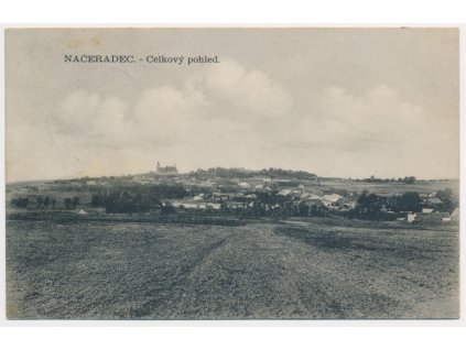 01 - Benešovsko, Načeradec, celkový pohled, cca 1930