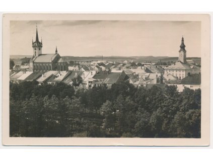 61 - Svitavsko, Polička, celkový pohled, cca 1926