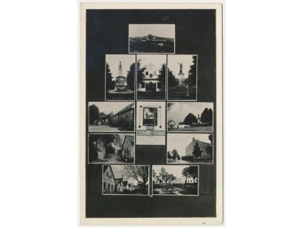 61 - Svitavsko, Borová, 11-ti záběr dominant obce, cca 1930