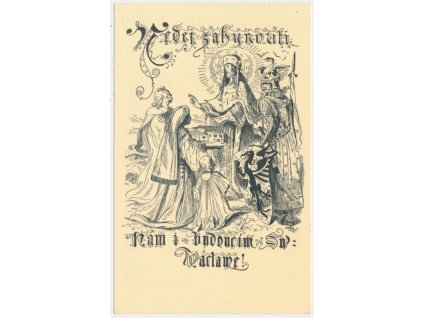 Mikoláš Aleš (1852-1913), Dar Svatováclavský, cca 1935