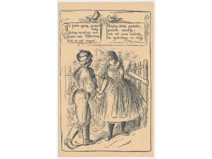 Mikoláš Aleš (1852-1913), "Já jsem synek zachovalej...", cca 1935