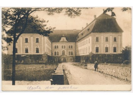67 - Třebíčsko, Myslibořice, Českobratrské sociální ústavy, Zámek, cca 1935