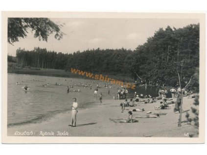 40 – Nymbursko, Loučeň, Rybník Jivák, ca 1935