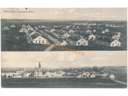 40 – Nymbursko, Milovice, Vojenský tábor, ca 1928