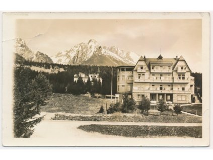 Slovensko, Vysoké Tatry, Horný Smokovec, Sanatorium Dr. Opatrného, 1936