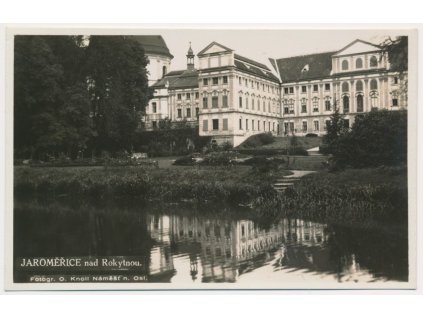 67 - Třebíčsko, Jaroměřice nad Rokytnou, zámek, foto O. Knoll, cca 1930