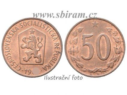 ČSSR, mince 50 Haléř, 1963, stav 1/1