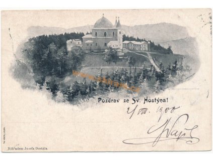 30 – Kroměřížsko, Pozdrav ze Sv. Hostýna, ca 1900
