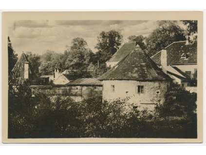 25 - Jindřichohradecko, Třeboň, Městské opevnění, cca 1950