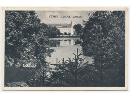 24 - Jindřichohradecko, Česká Olešná, Zámek, cca 1943