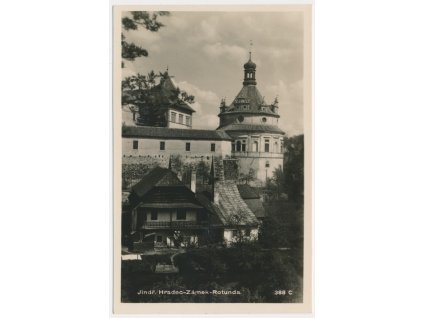 24 - Jindřichův Hradec, Zámek, Rotunda, cca 1935