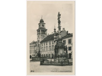 24 - Jindřichohradecko, Třeboň, Náměstí, Stará radnice, cca 1932